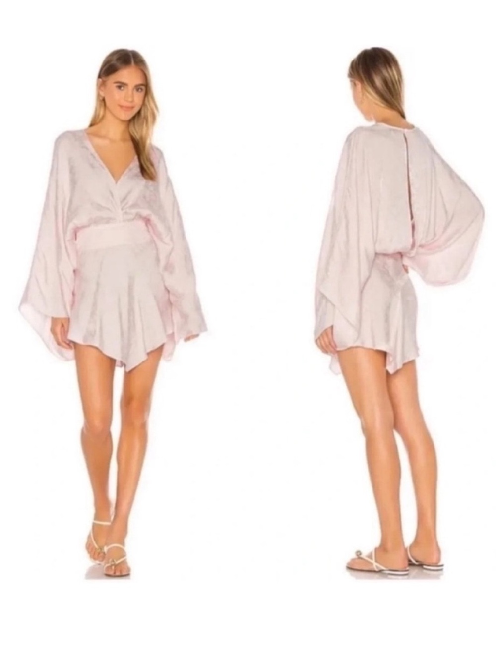 NWT L’Academie Luna Floral Mini Dress Pink